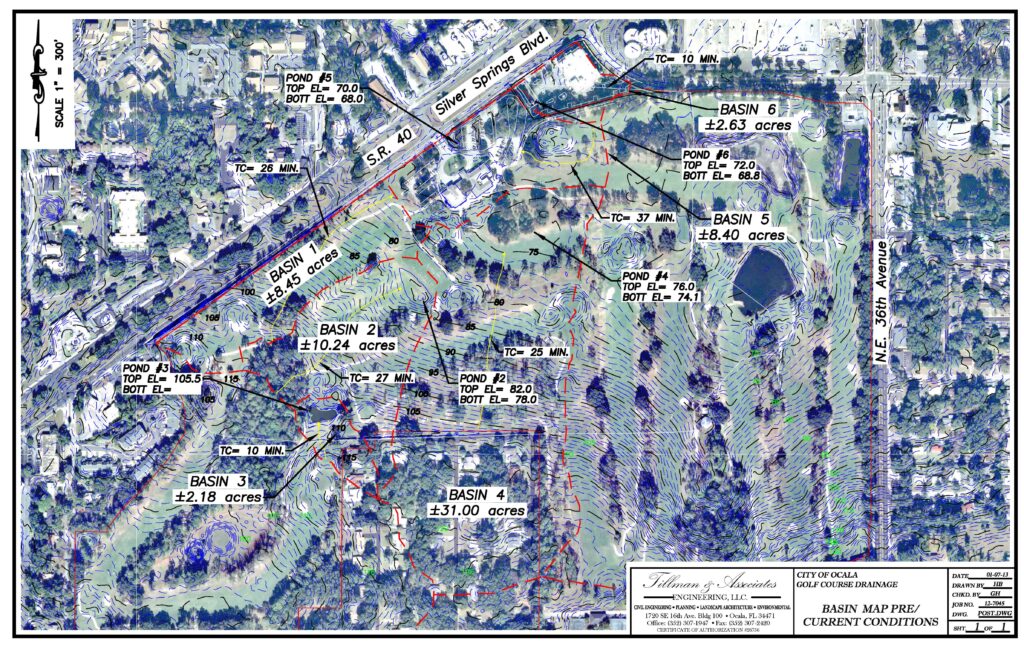 City of Ocala Municipal Golf Course Drainage Analysis